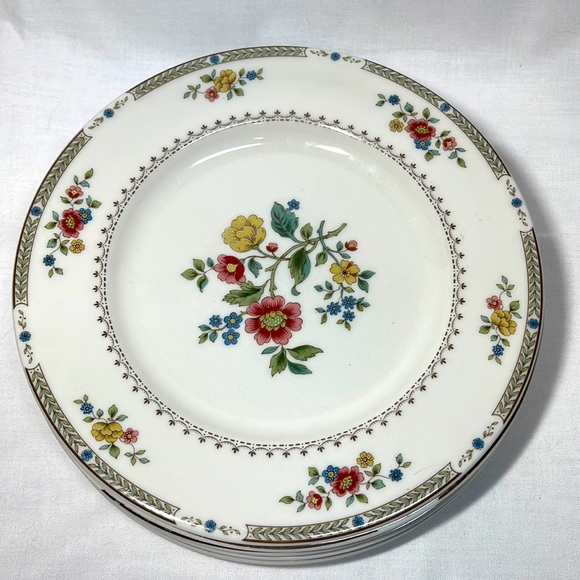 Royal Daulton‎ Kingswood pattern 8 inch dessert plates x 6